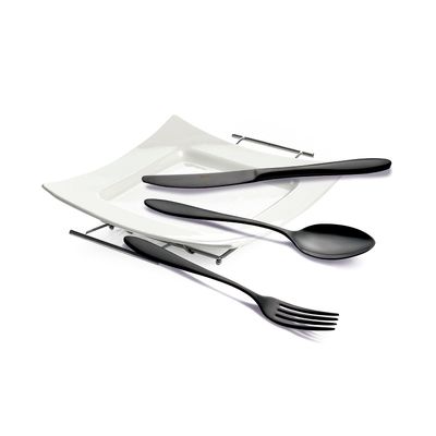 Flatware - JASMINE pvd black cutlery - FACE GROUP