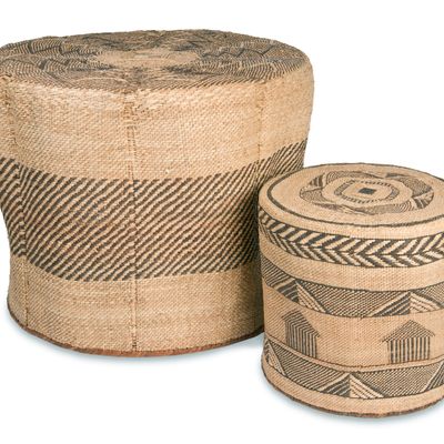 Design objects - Palm pouf and side tables - DANYÉ