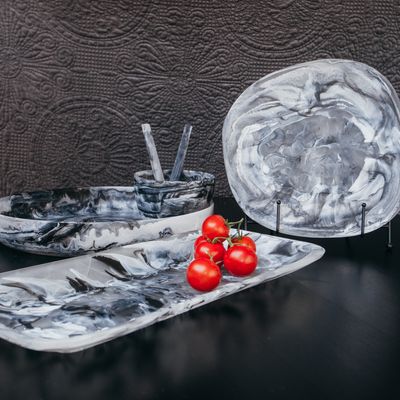 Design objects - Everyday_Large bowl_ Black  - A TABLE AFFAIR