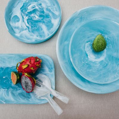 Design objects - Everyday_Medium bowl_ Aqua - A TABLE AFFAIR
