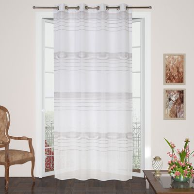 Rideaux et voilages - PAP ISAURE - Gris. - IPC DECO DELL'ARTE