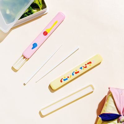 Cutlery set - CHOPSTICKS with CASE in Elements, POKETO x TAKENAKA Limited Edition - TAKENAKA BENTO BOX