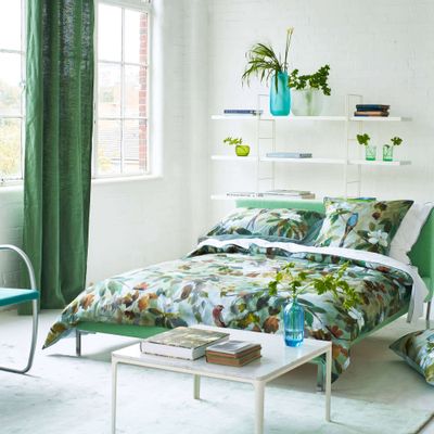 Linge de lit - Maple Tree Celadon - Parure de lit en percale de coton - DESIGNERS GUILD