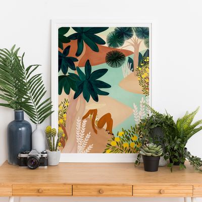 Office design and planning - Art Print - Summer with Léa Morichon - SERGEANT PAPER