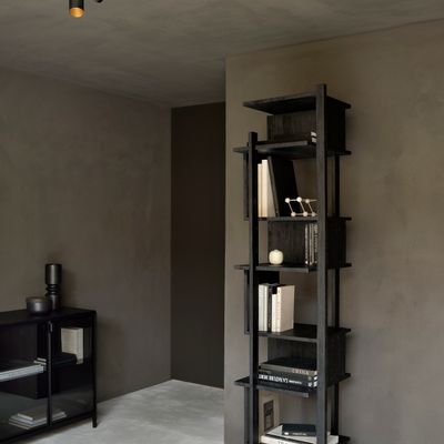 Bookshelves - Abstract black column - ETHNICRAFT