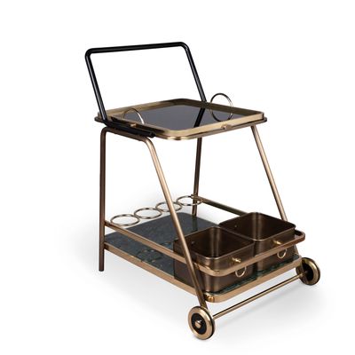 Trolleys - Decatur bar cart - PORUS STUDIO