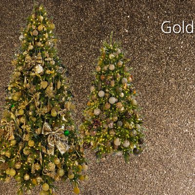 Guirlandes et boules de Noël - Boules de Noël Dorées - SHISHI