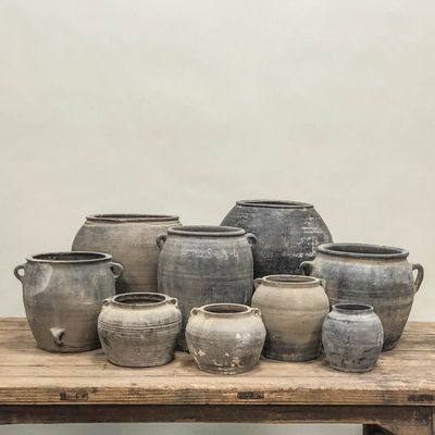 Pots de fleurs - Pots Gris - THE SILK ROAD COLLECTION