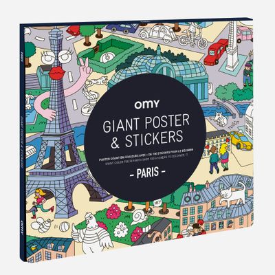 Loisirs créatifs pour enfant - POSTERS & STICKERS - PARIS - OMY