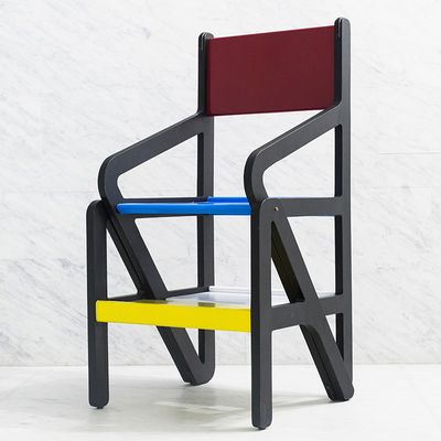 Chairs for hospitalities & contracts - ESC 01 / STEPLADDER CHAIR / TRIBUTE TO MONDRIAN & RIETVELD - 1% DESIGN