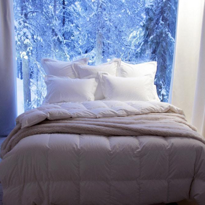 Couettes et oreillers - Duvet d'oie européen - King/Cal King, 1100 g (chaud) - CROWN GOOSE