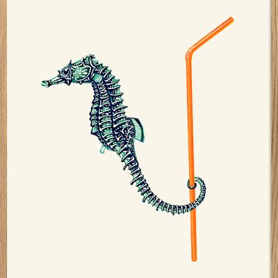 Affiches - Affiche Cheval de mer. - THE DYBDAHL CO.