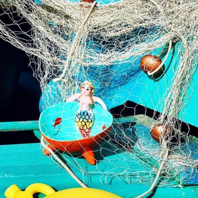 Decorative objects - Decorative Coconut Mermaid Bowl - PINK PAMPAS