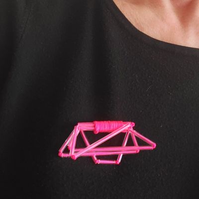 Bijoux - SPY broche - ANNCOX GLASS JEWELRY