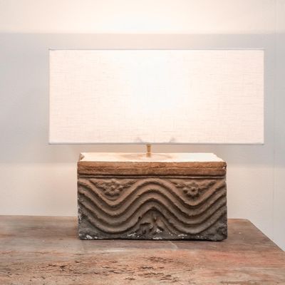 Objets design - Brick sculpture table lamp - THE SILK ROAD COLLECTION