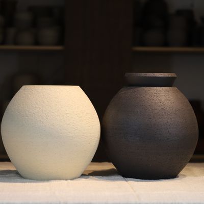 Decorative objects - Decorative Round Pots - CERÂMICA ROSA MARIA