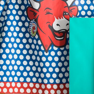 Kitchen linens - The Laughing Cow - Pop Blue/Printed Apron - COUCKE