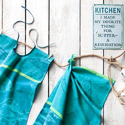 Tea towel - Poissons / Tea towel - COUCKE