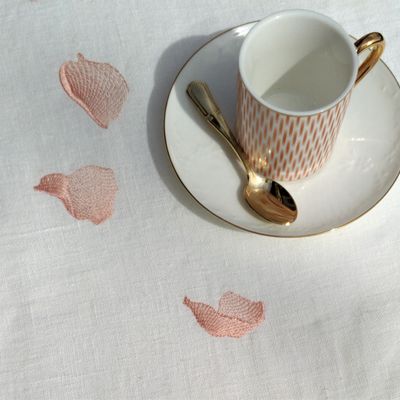 Linge de table textile -  Serviette ROSE - ARTIPARIS