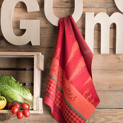 Tea towel - Carottes du Potager / Tea towel - COUCKE