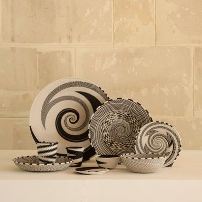 Platter and bowls - TELEPHONE WIRE  - AS'ART A SENSE OF CRAFTS