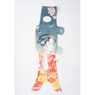 Accessoires de déco extérieure - Koinobori Tattoo Geisha (KOI2.13/S) - MADAME MO