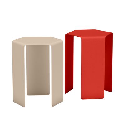 Tables de jardin - Bouts de canapé empilables Ponant - MATIÈRE GRISE