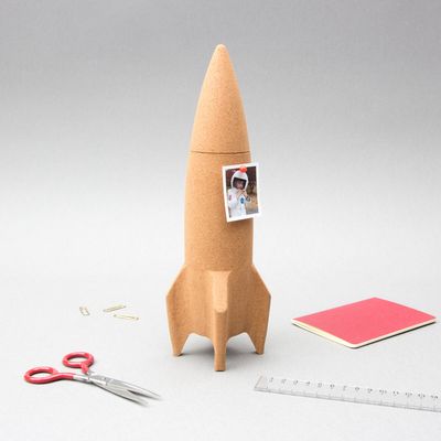 Objets de décoration - Pot à crayons fusée en liège - SUCK UK