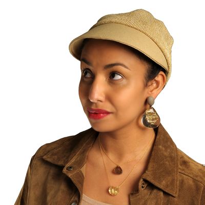 Jewelry - Necklace MX DACRYL 479 golden nuggets. - MX DESIGN