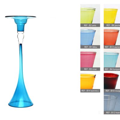 Glass - Glass Candle Holder - ERIC LINDGREN