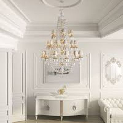 Ceiling lights - Winter Palace - Lladró Handmade Porcelain Chandelier - LLADRÓ