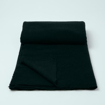 Plaids - Couverture feutrée en cachemire doux gris - MIRROR IN THE SKY CASHMERE