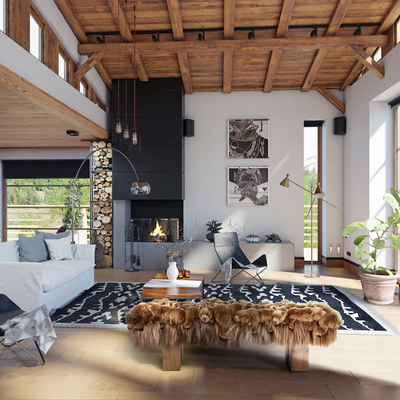 Customizable objects - Grizzly wood bench - APCOLLECTION