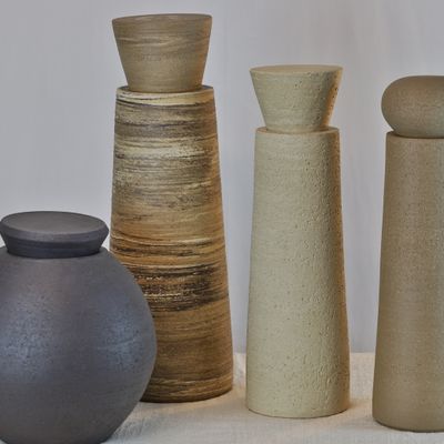 Objets de décoration - Pots ronds décoratifs - CERÂMICA ROSA MARIA