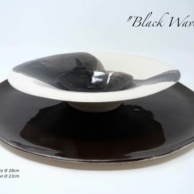 Plats et saladiers - NOIR&BLANC - POTOMAK STUDIO