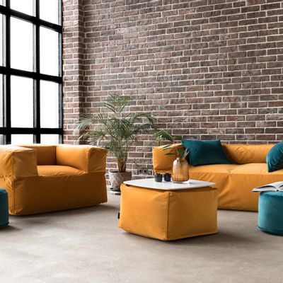 Canapés pour collectivités - Salon avec poufs BOHEMIAN - LITHUANIAN DESIGN CLUSTER