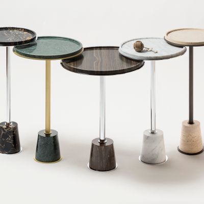Other tables - SORRENTO MARBLE SIDE TABLE - GIOBAGNARA
