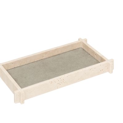 Objets design - STRUCTURA VIDE-POCHES ET BOÎTES EN MARBRE / MARBRE & CUIR - GIOBAGNARA