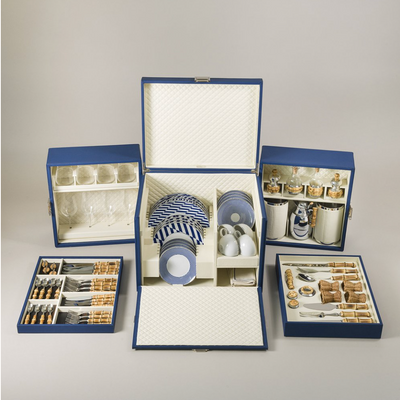 Kitchen utensils - Seaside style pic nic trunk - LORENZI MILANO