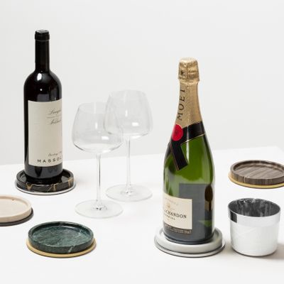 Wine accessories - POSITANO MARBLE BOTTLE COASTER - GIOBAGNARA