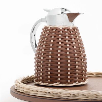 Hotel bedrooms - LEATHER & RATTAN THERMAL CARAFES - PIGMENT FRANCE BY GIOBAGNARA