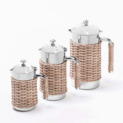 Kitchen utensils - RENNES LEATHER & RATTAN CARAFES - PIGMENT FRANCE BY GIOBAGNARA