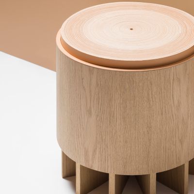 Objets design - CRUZ TABOURET - RABITTI1969 BY GIOBAGNARA