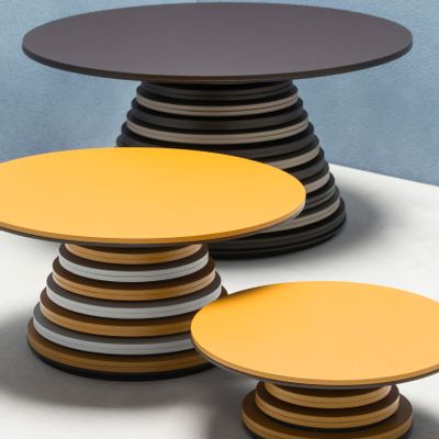 Tables for hotels - BABYLON HIGH TRAYS - RUDI BY GIOBAGNARA