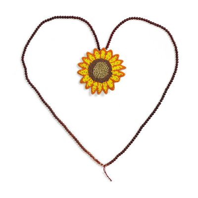 Cadeaux - Broche artisanale Sunflower 1 - HELLEN VAN BERKEL HEARTMADE PRINTS