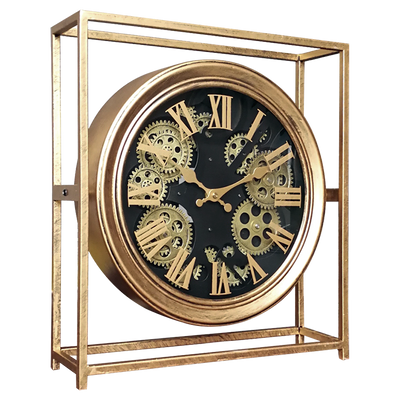 Horloges - HORLOGE MECANISME METAL ENCADRE 38X11X42CM - EMDE