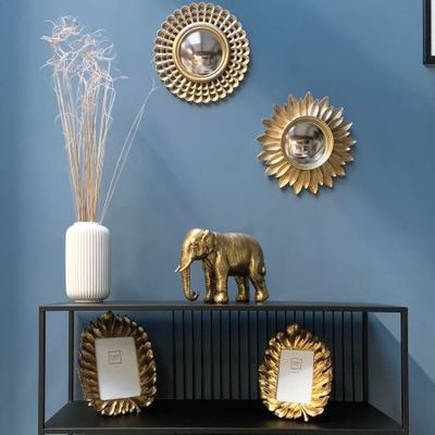 Objets de décoration - STATUE ELEPHANT DORE 28X11X20CM - EMDE