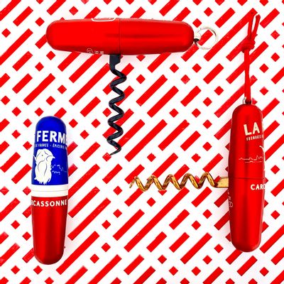 Travel accessories - Red Corkscrew - LANCE DESIGN