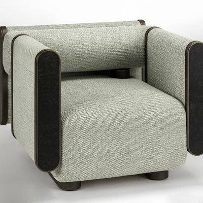 Lounge chairs for hospitalities & contracts - Armchair AUTOMAT - MAISON POUENAT
