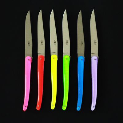 Cadeaux - Couteaux de table Jean-Michel Wilmotte, coffret de 6 - FORGE DE LAGUIOLE